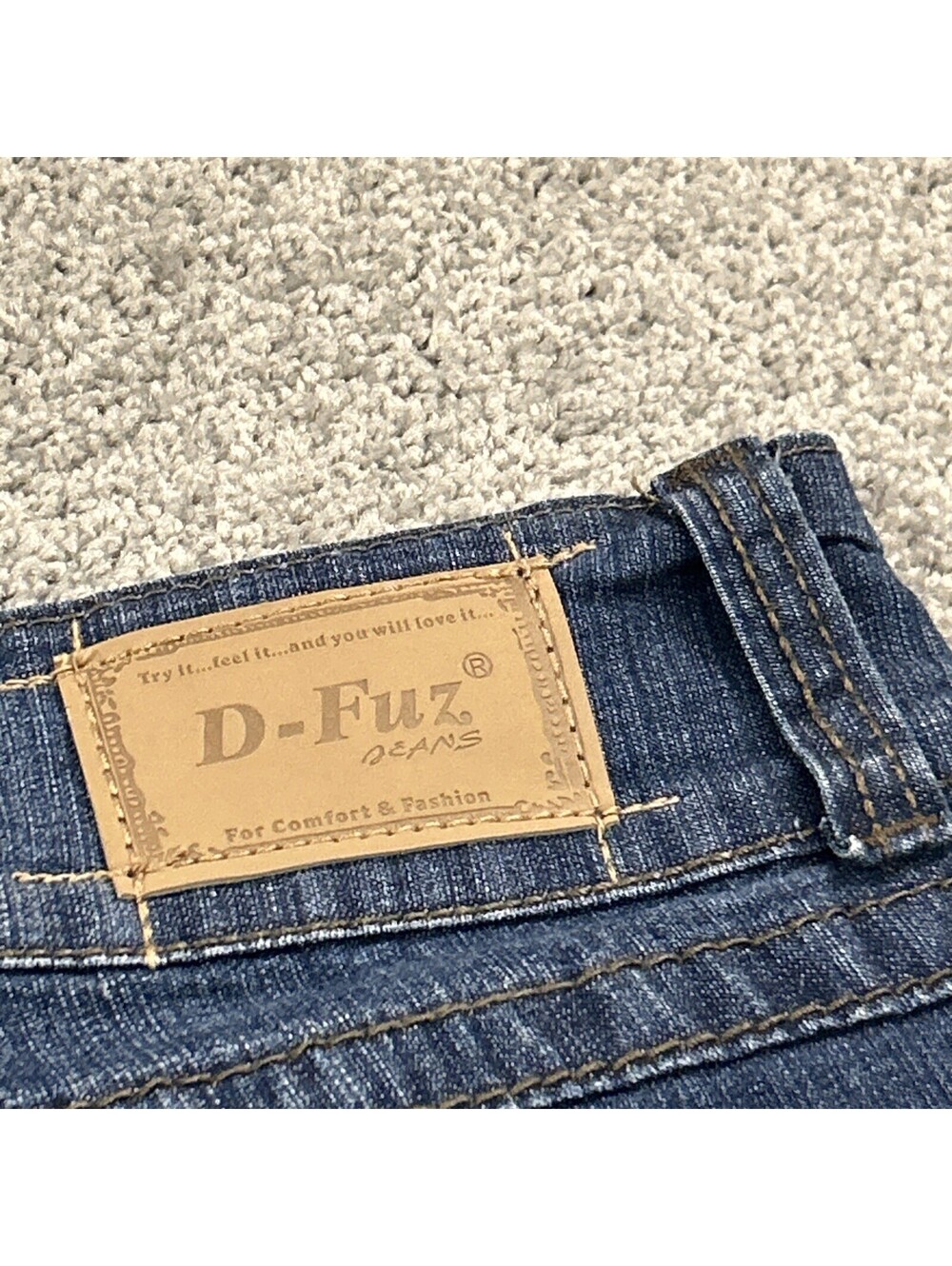 D-Fuz Y2K Bootcut Distressed Jeans Women’s New With Tags - Picture 9 of 10